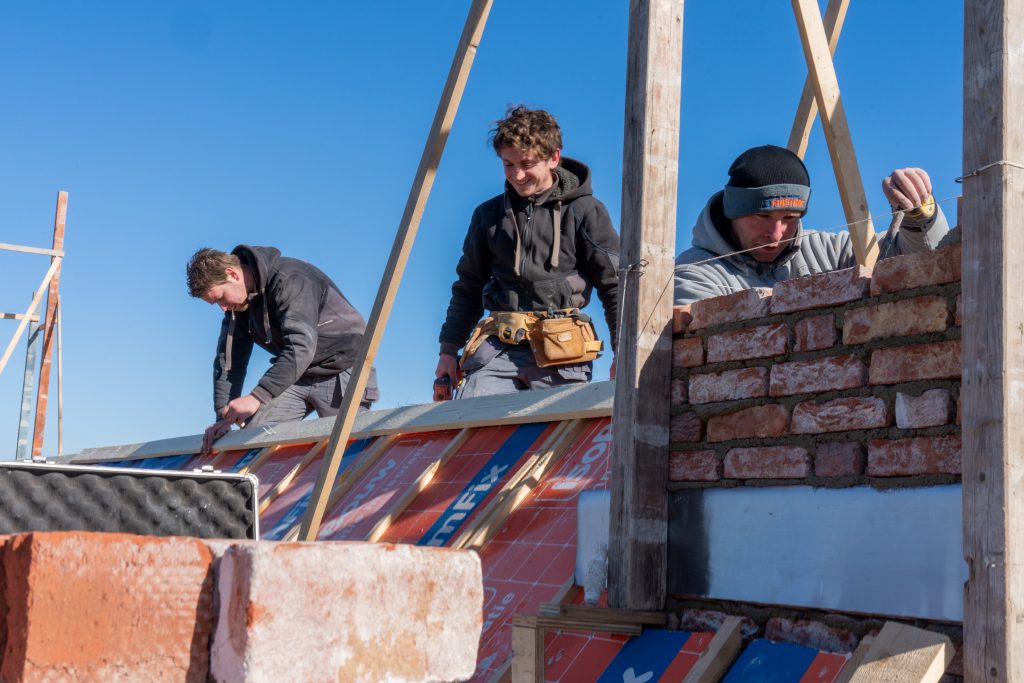 Bouwplaats van Verweij in Dodewaard